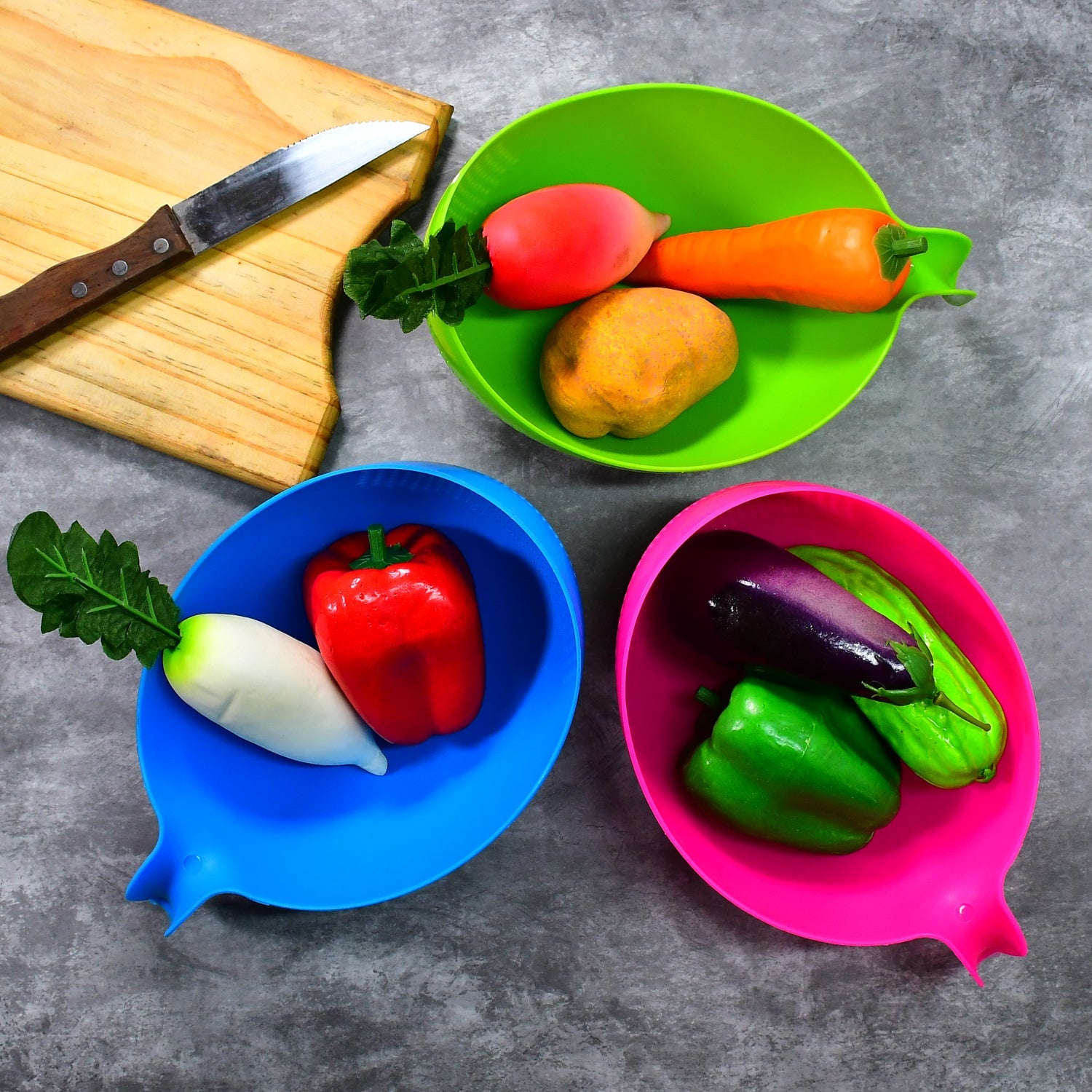 2068 Plastic Rice Bowl/Food Strainer Thick Drain Basket with Handle for Rice, Vegetable & Fruit (set of 3pcs) DeoDap 2068 Plastic Rice Bowl/Food Strainer Thick Drain Basket with Handle for Rice, Vegetable & Fruit (set of 3pcs) DeoDap